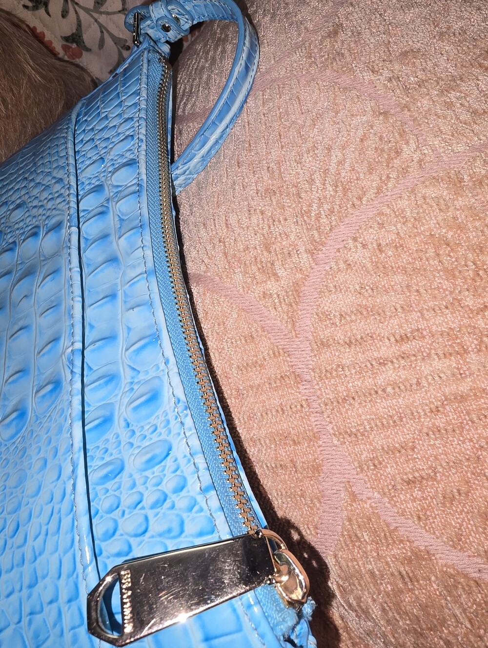 EUC - Brahmin Katie Crossbody bag in Tropic Blue Melbourne - Picture 9 of 9